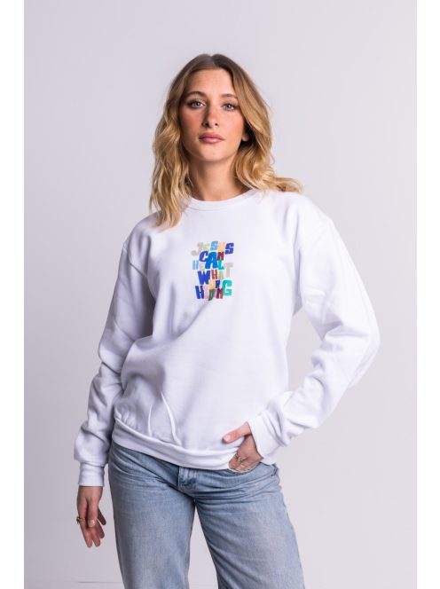JESUS CAN HEAL WHAT YOU'RE HIDING unisex sweatshirt