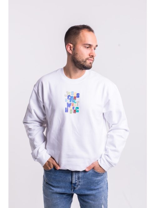JESUS CAN HEAL WHAT YOU'RE HIDING unisex sweatshirt