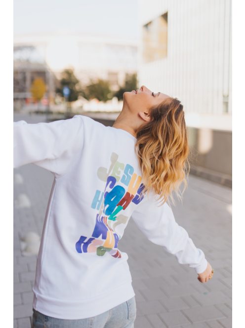 JESUS CAN HEAL WHAT YOU'RE HIDING unisex sweatshirt