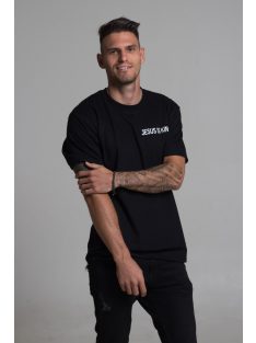 JESUS IS KING black unisex T-shirt
