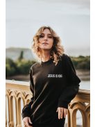 JESUS IS KING black unisex crewneck
