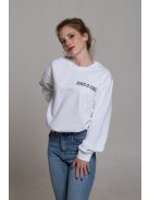 JESUS IS KING white unisex crewneck