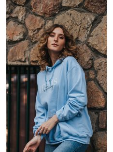 JESUS IS THE WAY baby blue unisex hoodie