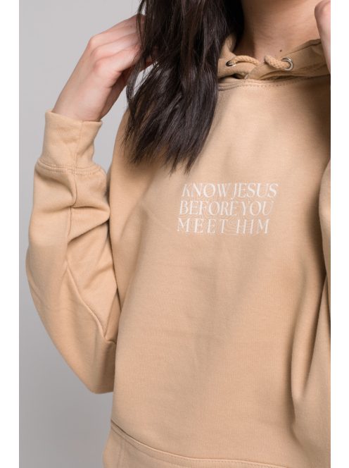 KNOW JESUS BEFORE YOU MEET HIM unisex hoodie