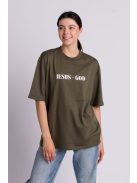 LOOK AT JESUS SEE THE FATHER unisex 'OVERSIZE' T-shirt