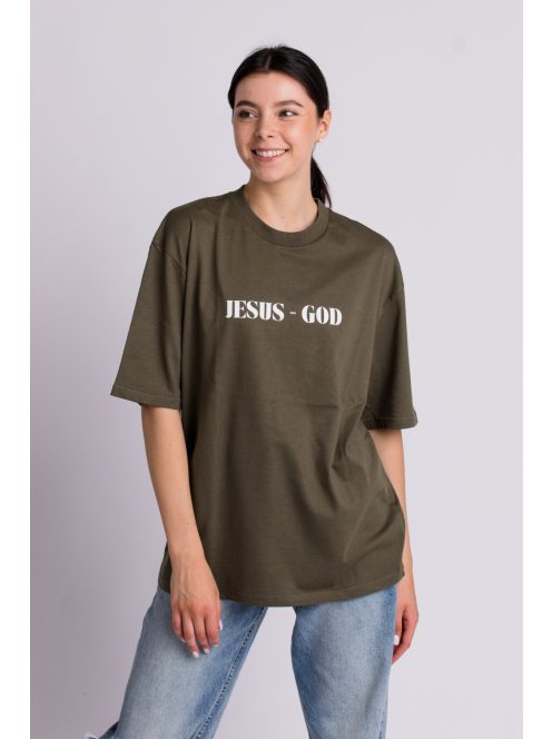 LOOK AT JESUS SEE THE FATHER unisex 'OVERSIZE' T-shirt