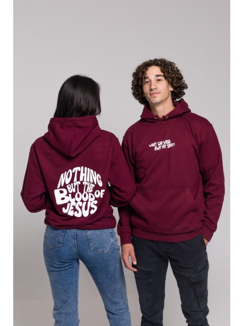 NOTHING BUT THE BLOOD OF JESUS unisex hoodie