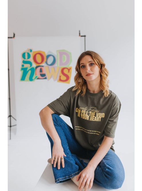 ONLY JESUS CAN FILL THE VOID OVERSIZE T-shirt