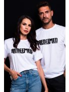 REDEEMED white unisex T-shirt