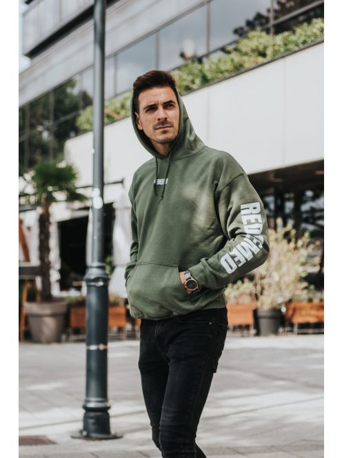REDEEMED military green unisex hoodie