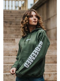 REDEEMED military green unisex hoodie