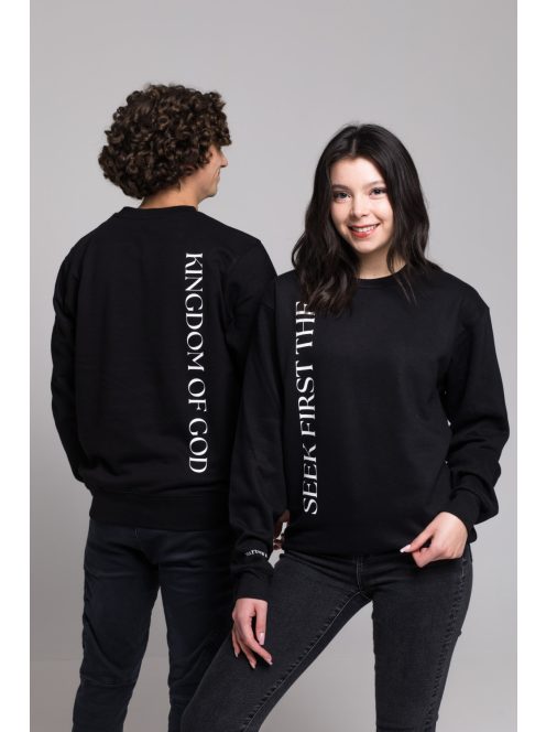 SEEK FIRST THE KINGDOM OF GOD crewneck